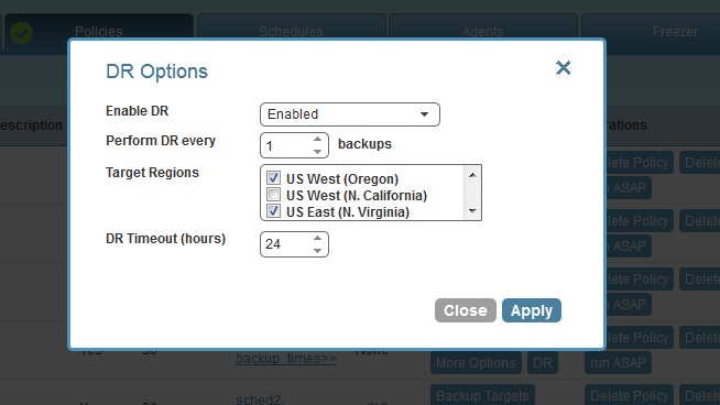 Ec2 Disaster Recovery and backup management dr