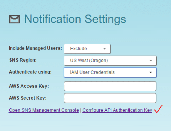 enable API calls and create the authentication key