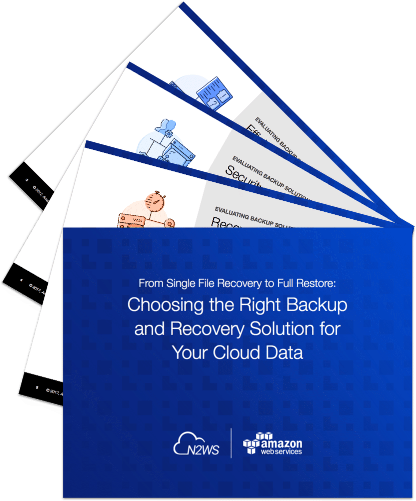 Best Practices for Choosing a Backup and Disaster Recovery Solution for AWS Workloads Best Practices for Choosing a Backup and Disaster Recovery Solution for AWS Workloads