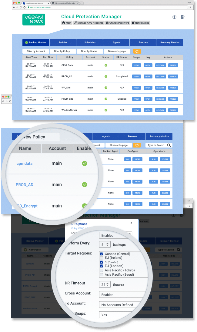 Free Trial Cloud Protection Manager AWS Backup & Disaster Recovery