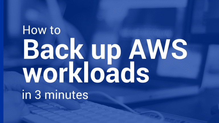 How to Protect AWS Workloads