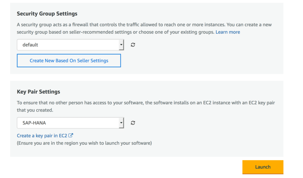 SAP HANA on AWS