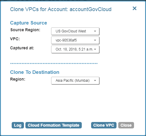 clone VPC