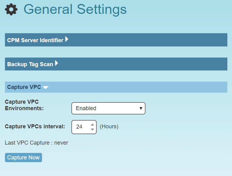 Example of VPC capture