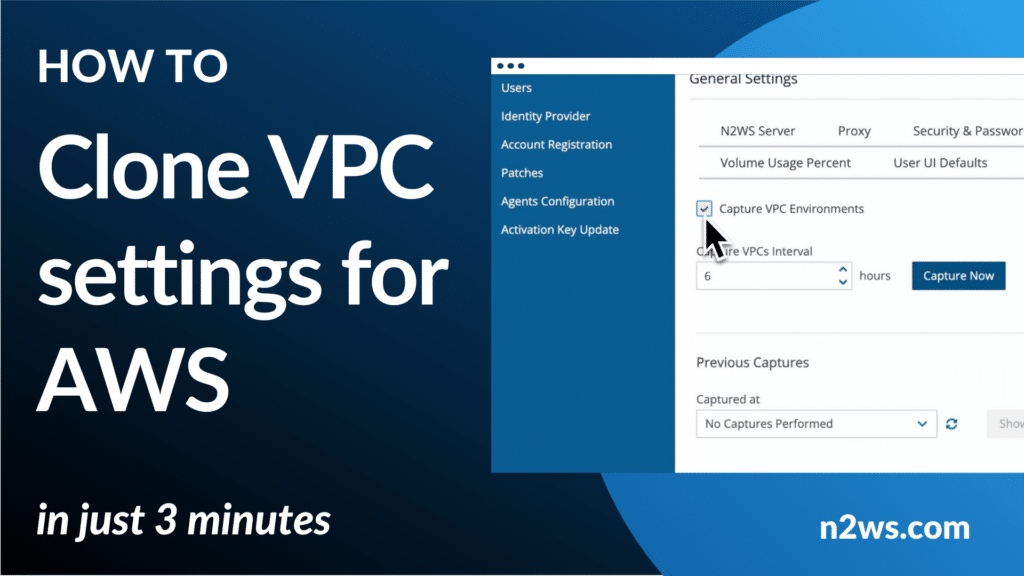 How to capture and clone VPC settings (aka automate VPC backup)