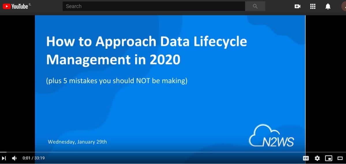 How To Approach Data Lifecycle Management In 2020 N2ws 3967