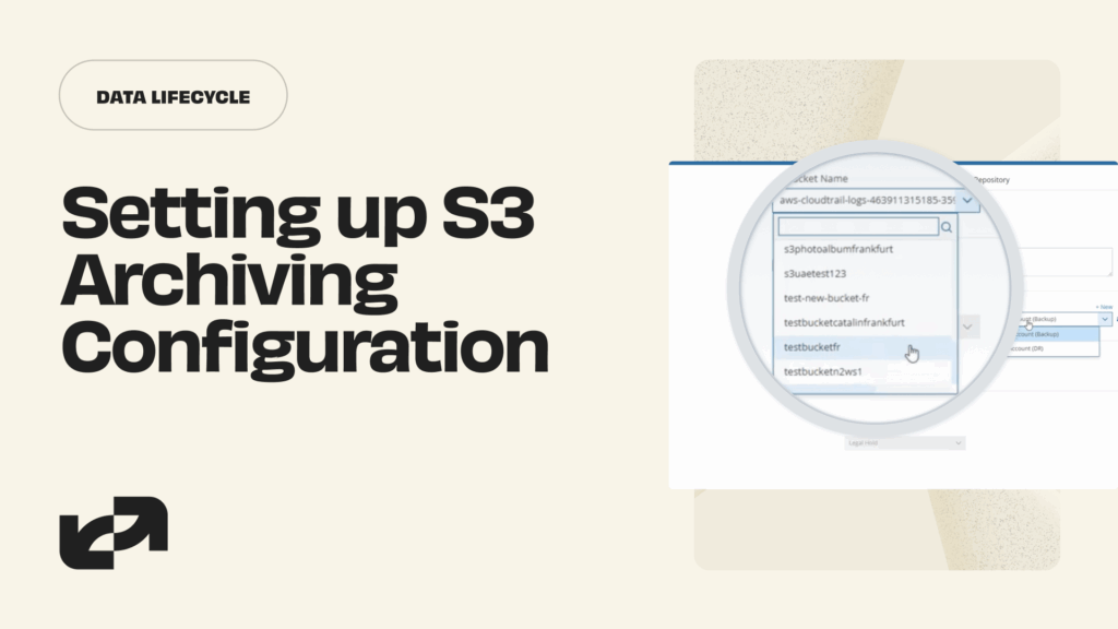 Setting up S3 Archiving Configuration