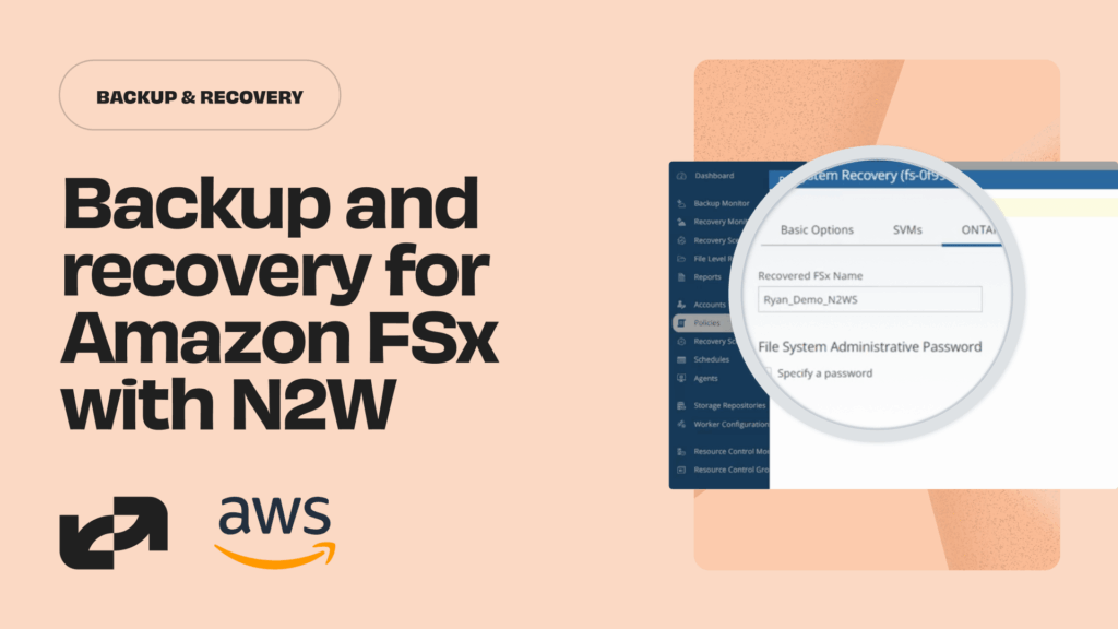 Backup and Recovery for Amazon FSx with N2W