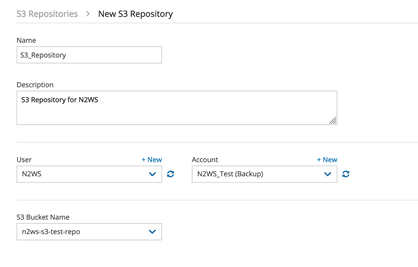 Naming your new S3 Repository