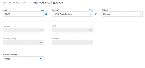 New Worker Configuration