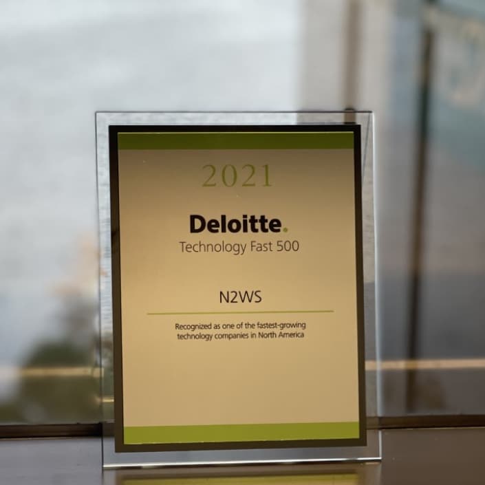 2021 Deloitte Technology Fast 500 Award for N2WS