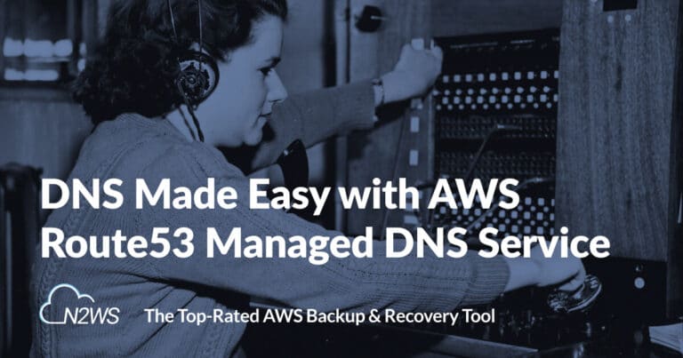 Banner about AWS Route 53 Managed DNS Service