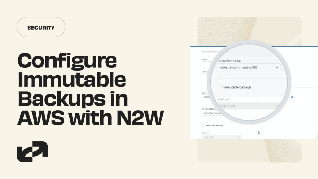 How to Configure Immutable Backups in AWS