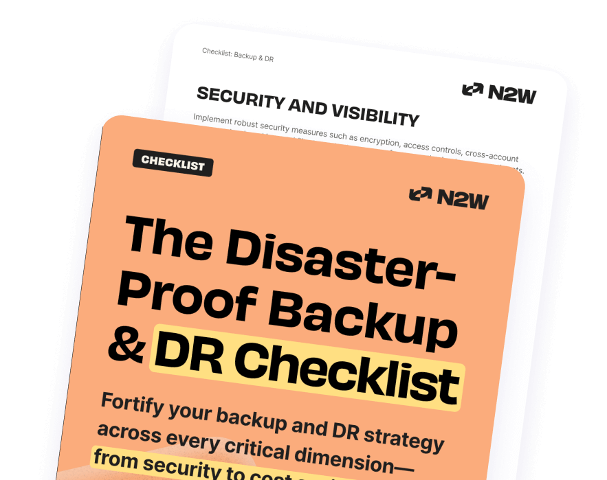 the disaster-proof backup & DR checklist