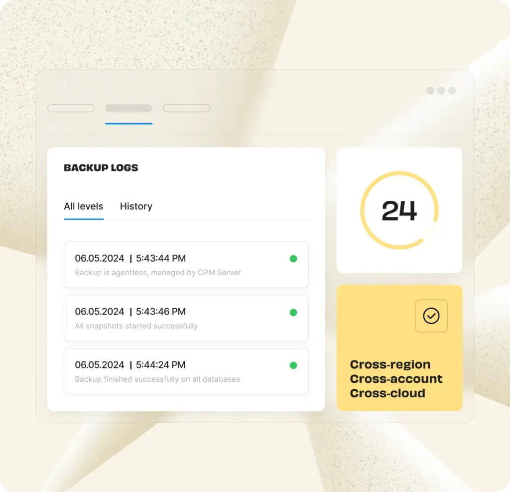 rapid compliance to prove cross-cloud, cross-region, and cross-account DR