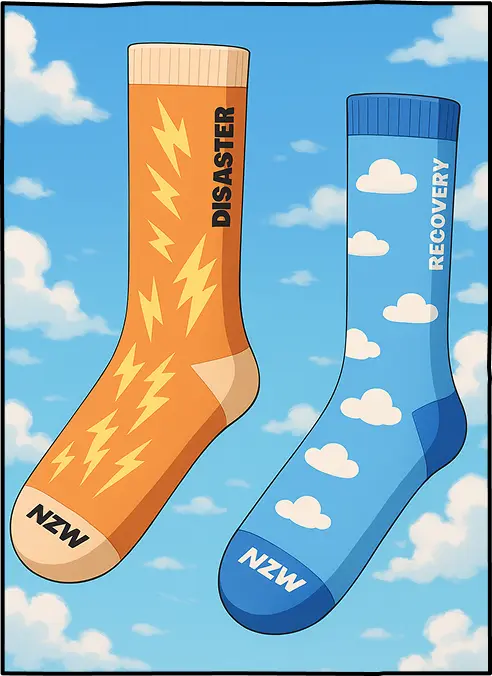 anime style illustration of a pair of socks