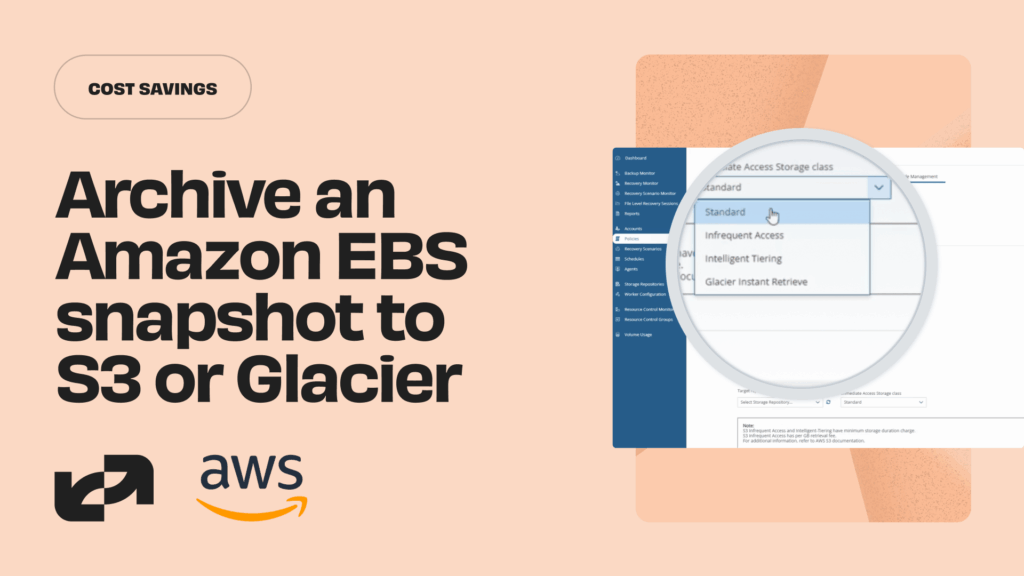 How to move an Amazon EBS snapshot directly to S3 or Glacier