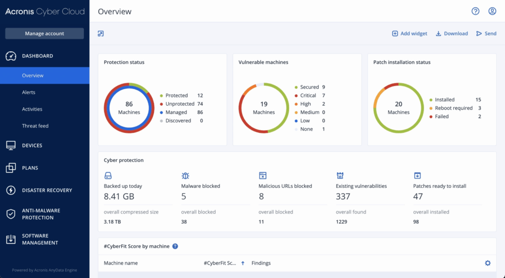 acronis screenshot