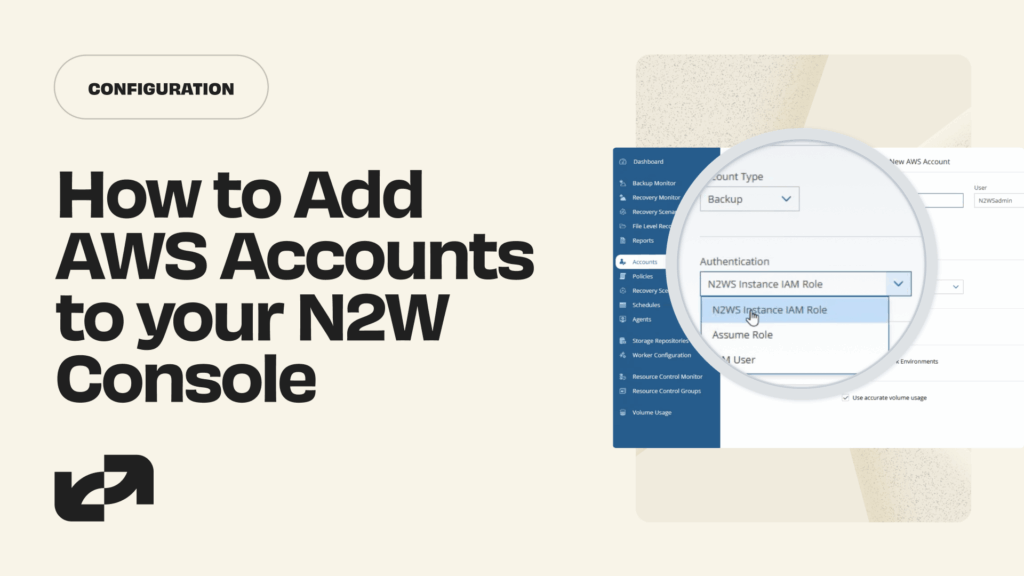 How to Add AWS Accounts to your N2W Console