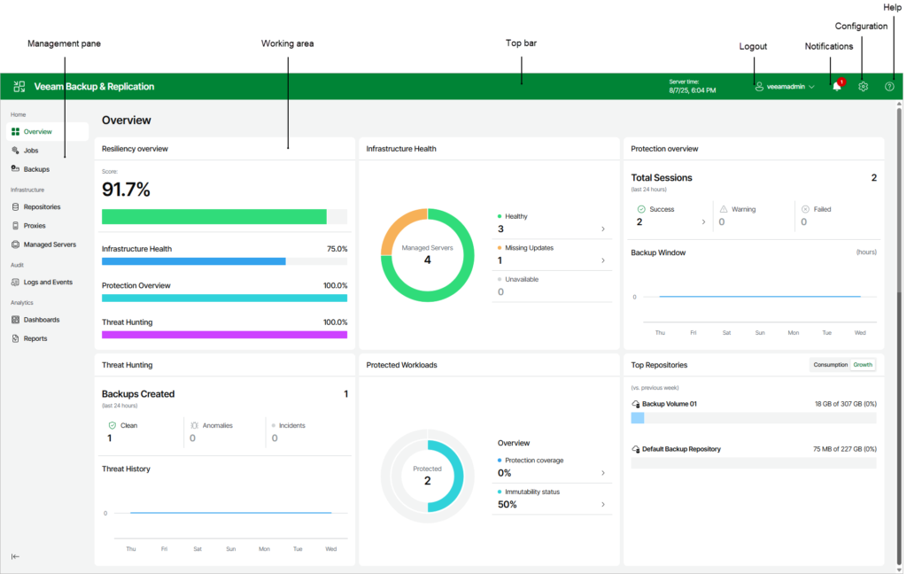 veeam screenshot