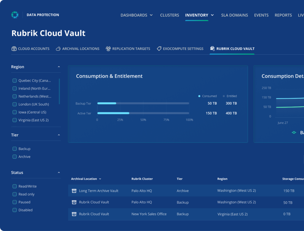 rubrik screenshot