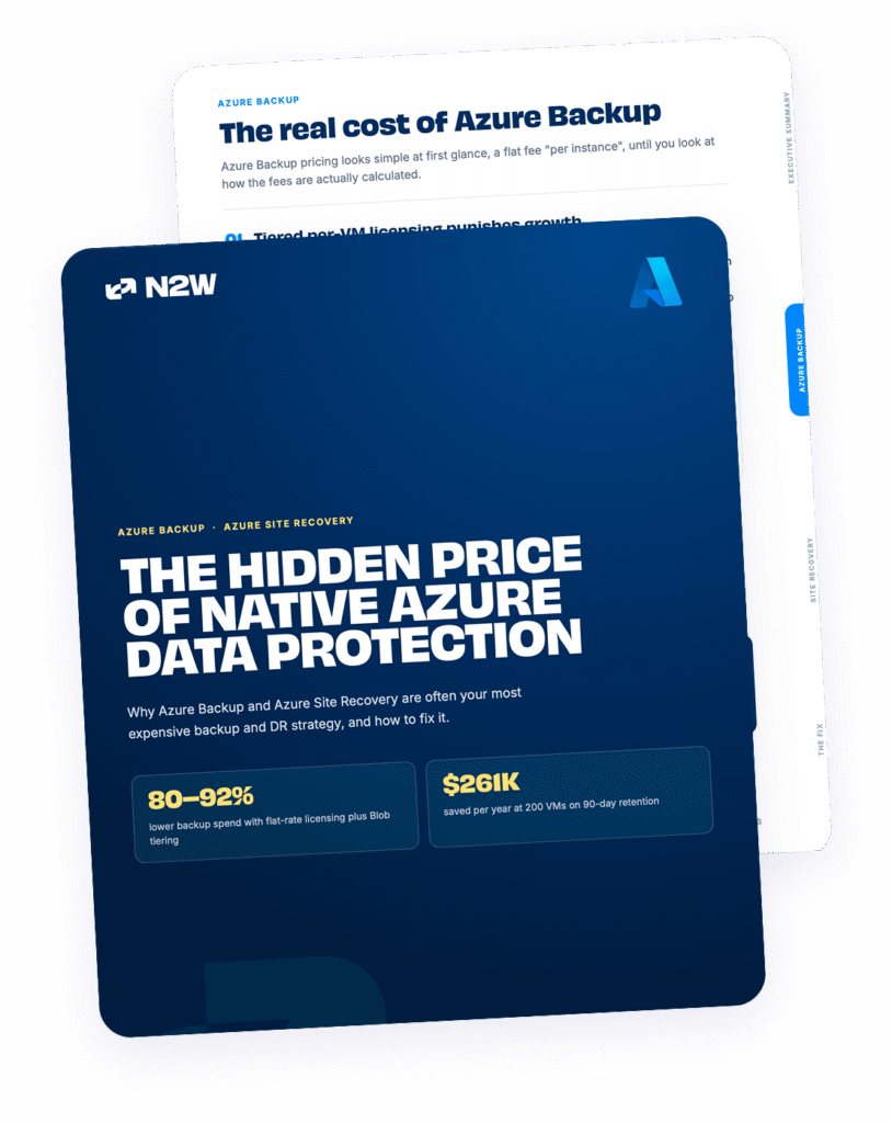 mockup of the Azure Cost Savings guide